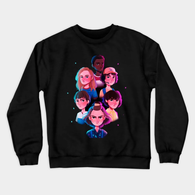 Stranger Things season 3 Crewneck Sweatshirt by Letrinha